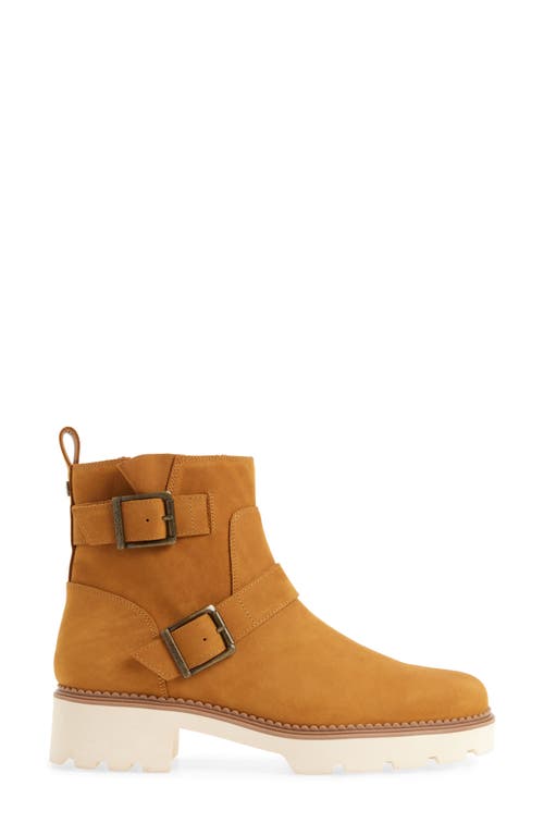 Vionic Folsom Water Resistant Moto Bootie In Sand