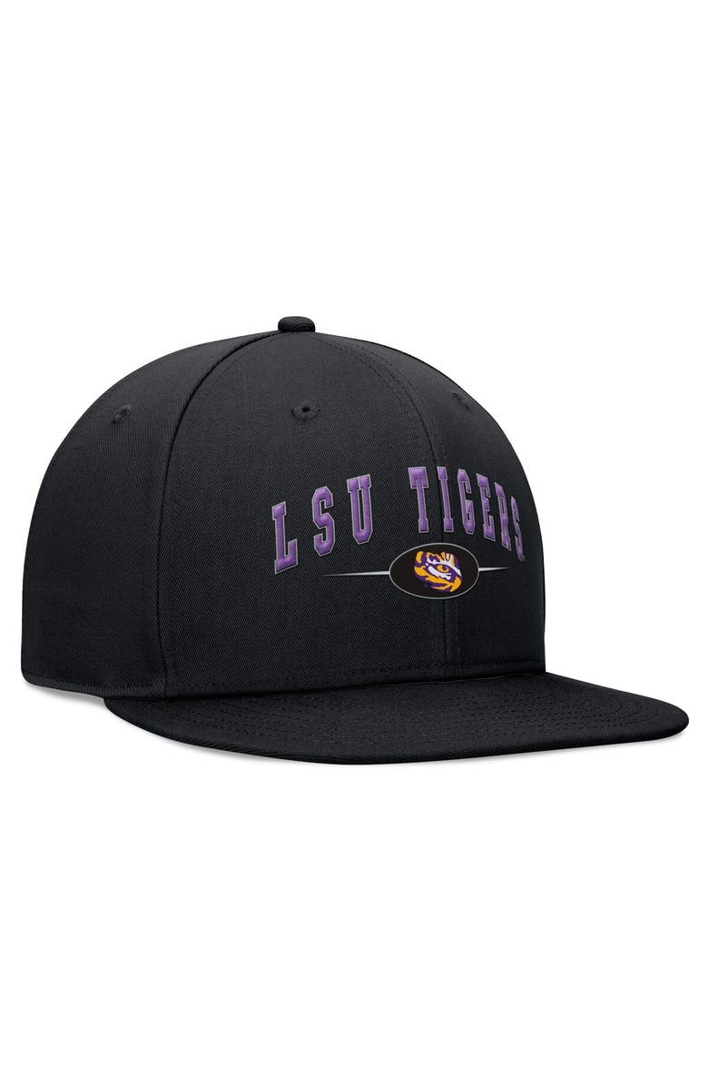 TOP OF THE WORLD Men's Top of the World Black LSU Tigers Bullpen Snapback Hat, Alternate, color, Black