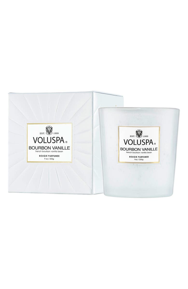 Voluspa Bourbon Vanille Classic Candle, Main, color, 