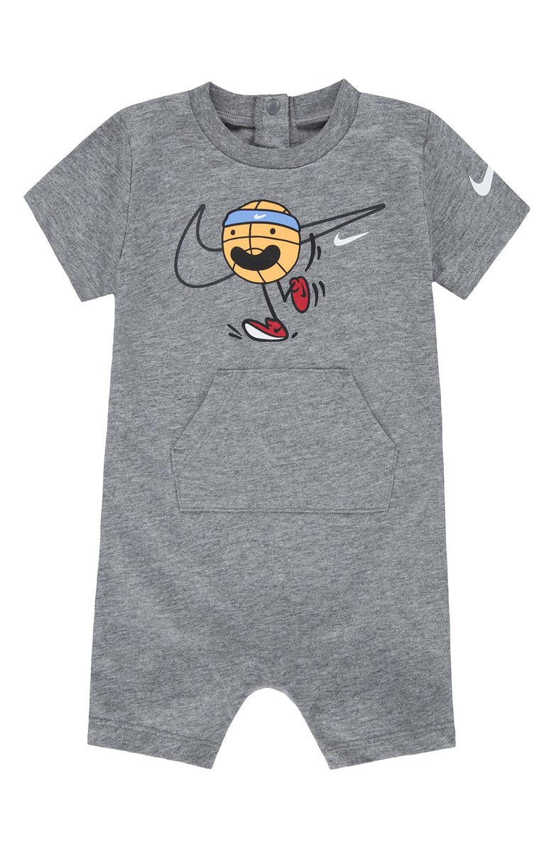 Nike Emoji Cotton Romper, Main, color, 