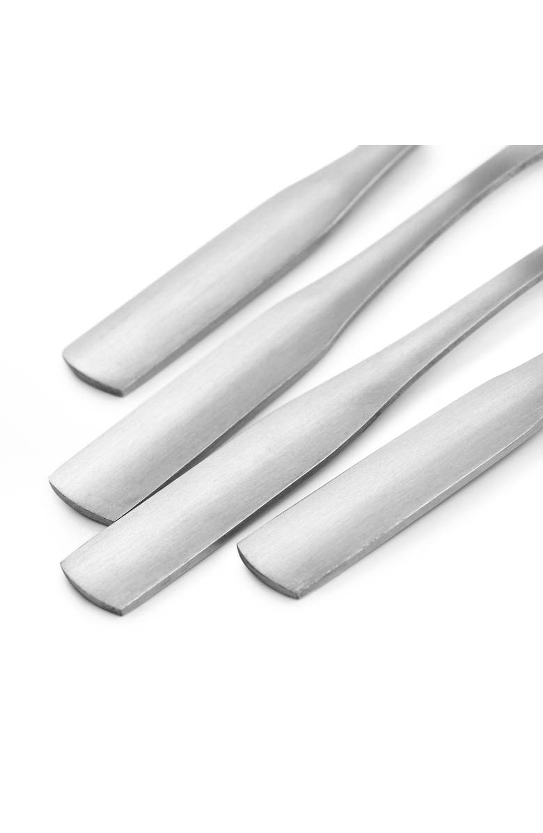 Gibson Home Classic Profile Tea Spoon 4 Piece Set, Alternate, color, Silver