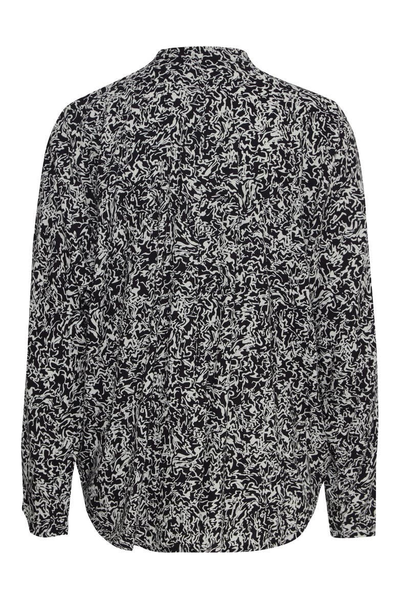 Josa Button-Up Shirt, Alternate, color, BLACK ZIGZAG MIX