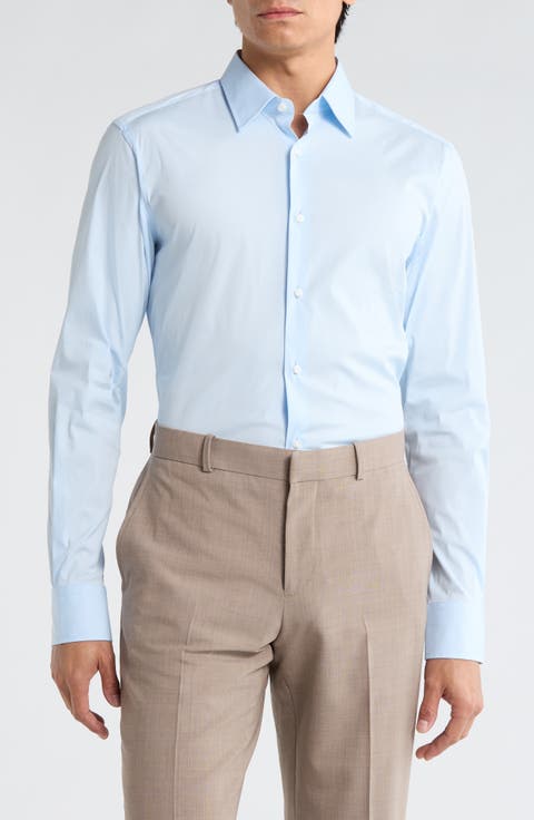 L-Hays Kent Slim Fit Dress Shirt