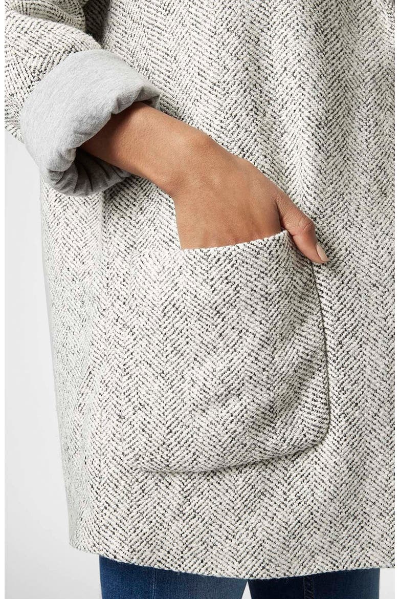 Oversized Long Jacket, Alternate, color, CREAM