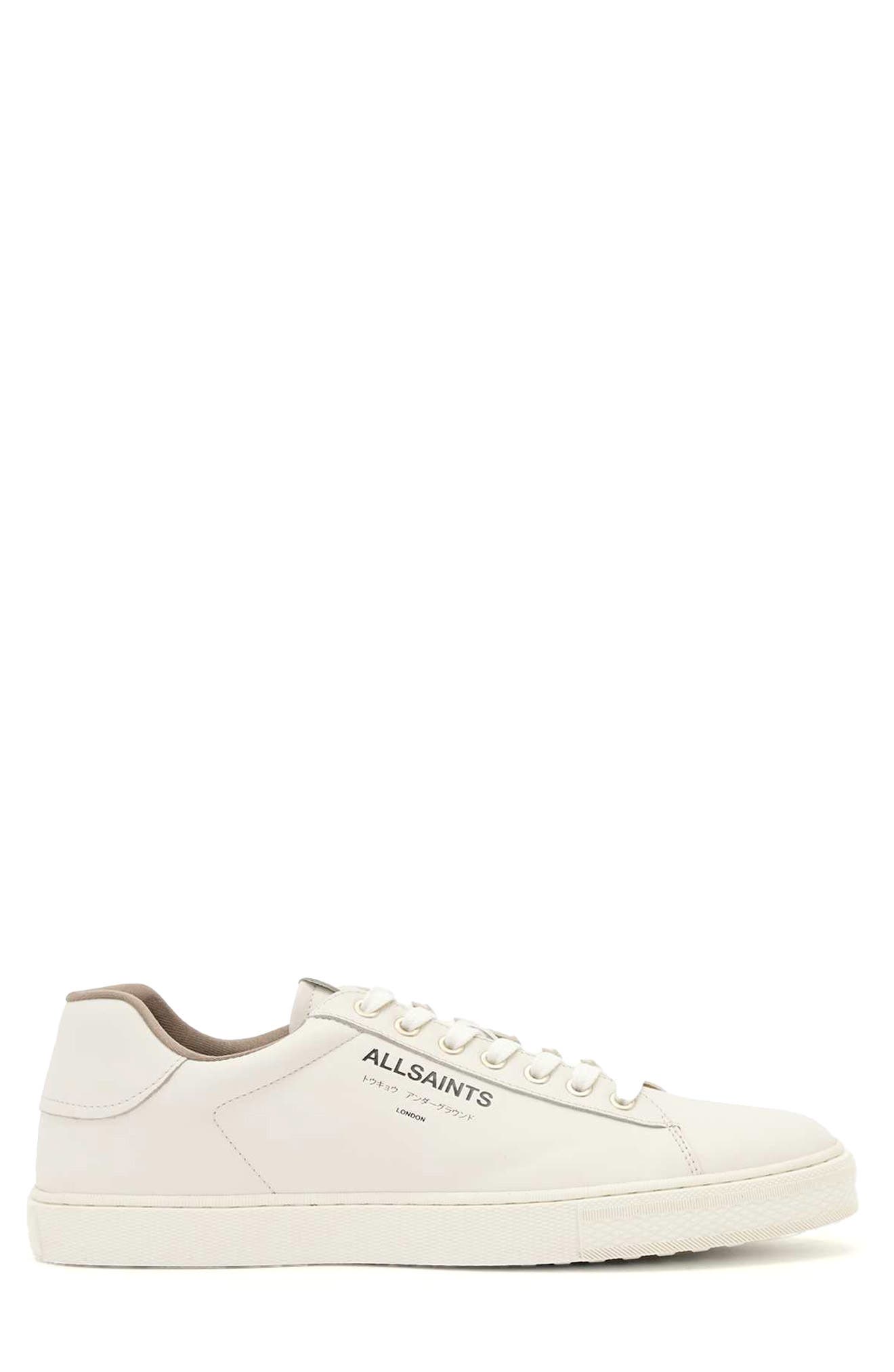 AllSaints Underground Sneaker, Alternate, color, Triple White