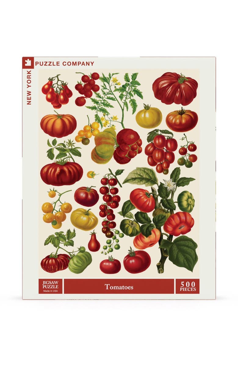 NEW YORK PUZZLE COMPANY Tomatoes 500 Piece Puzzle, Main, color, NO COLOR