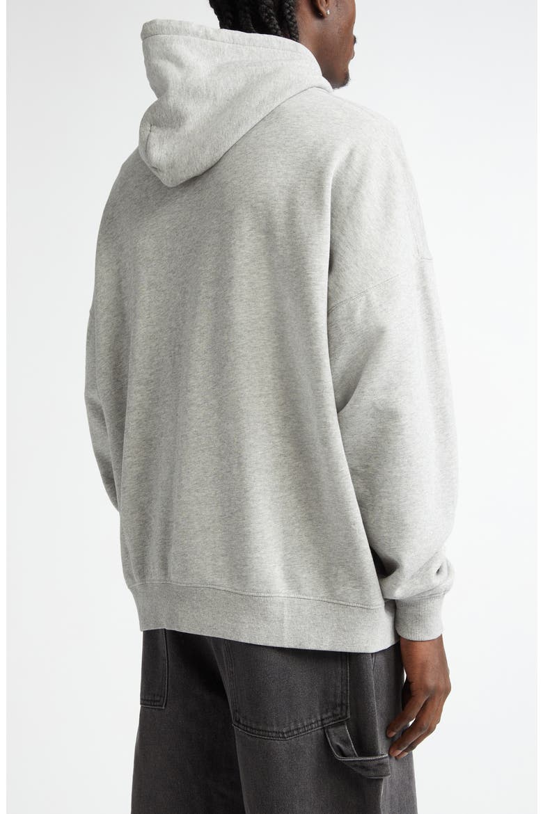 Presence Cotton Fleece Graphic Hoodie, Alternate, color, HEATHER GREY