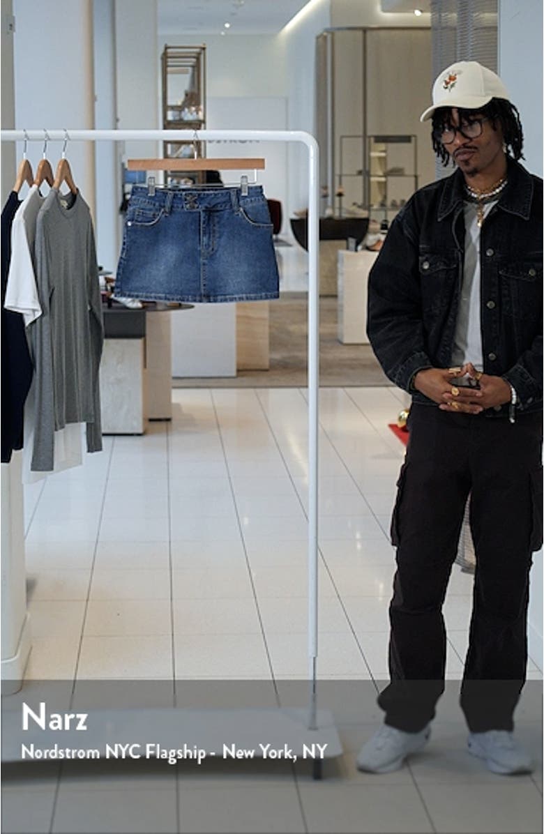 Eryn Denim Miniskirt, sales video thumbnail