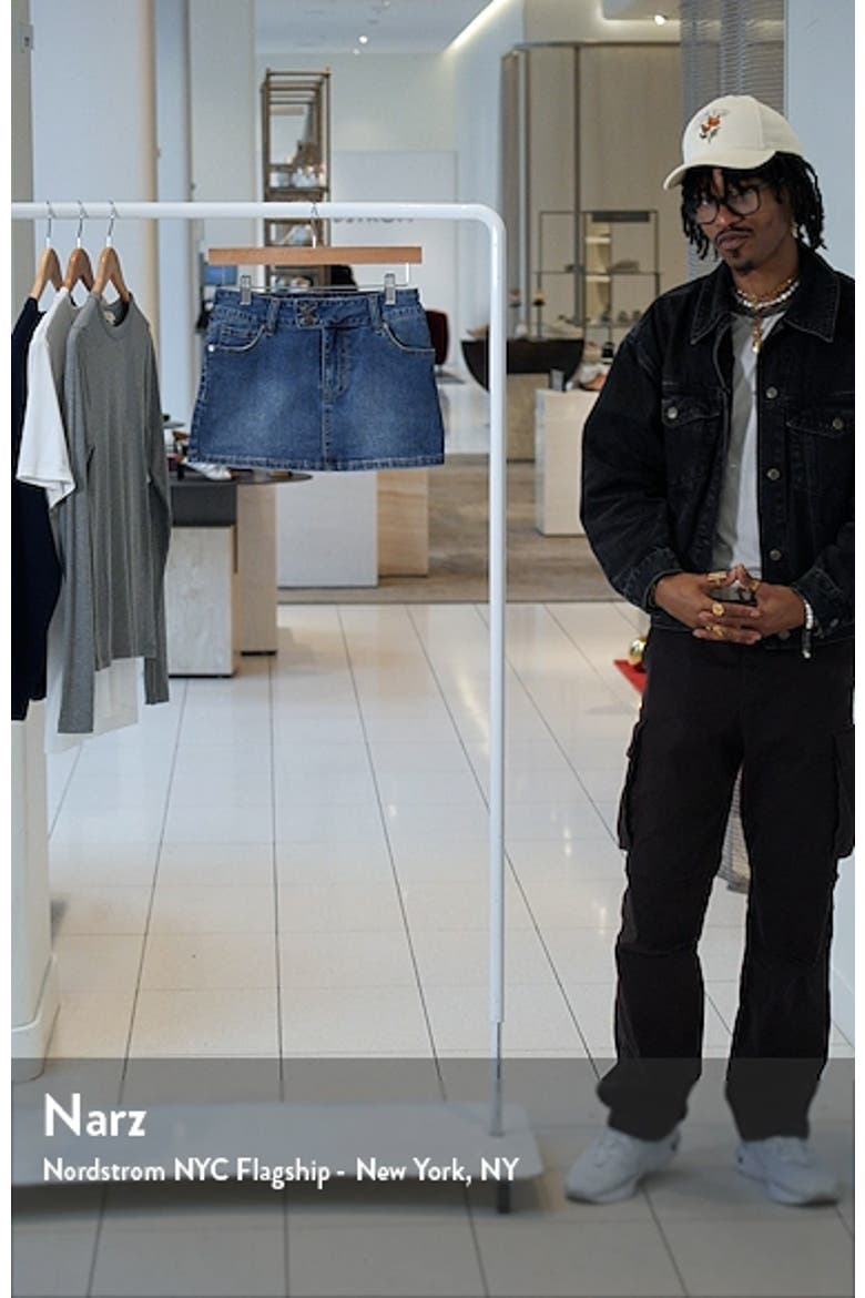 Eryn Denim Miniskirt video