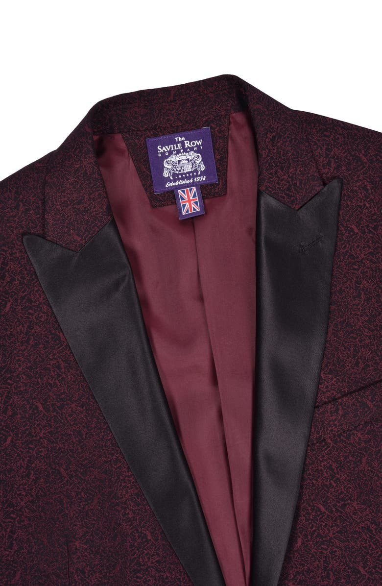 SAVILE ROW CO Two Button Peak Lapel Evening Jacket, Alternate, color,