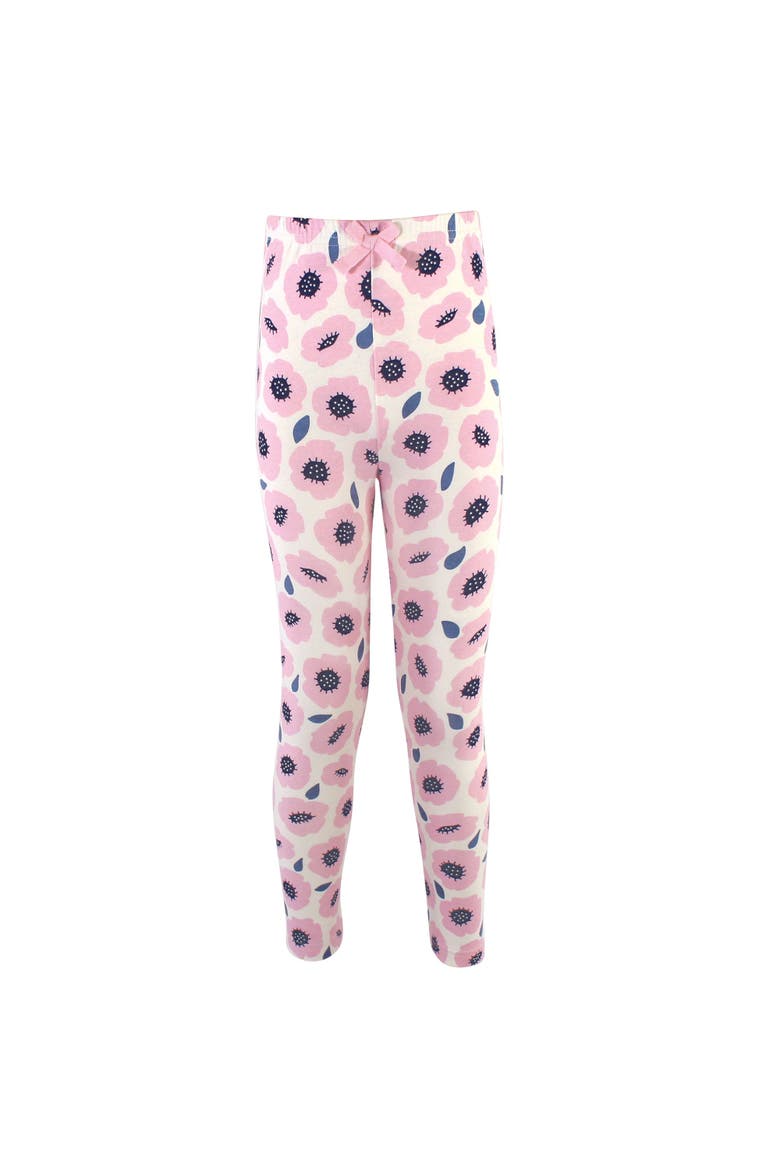 Soft Organic Cotton Leggings, Alternate, color, Blossom