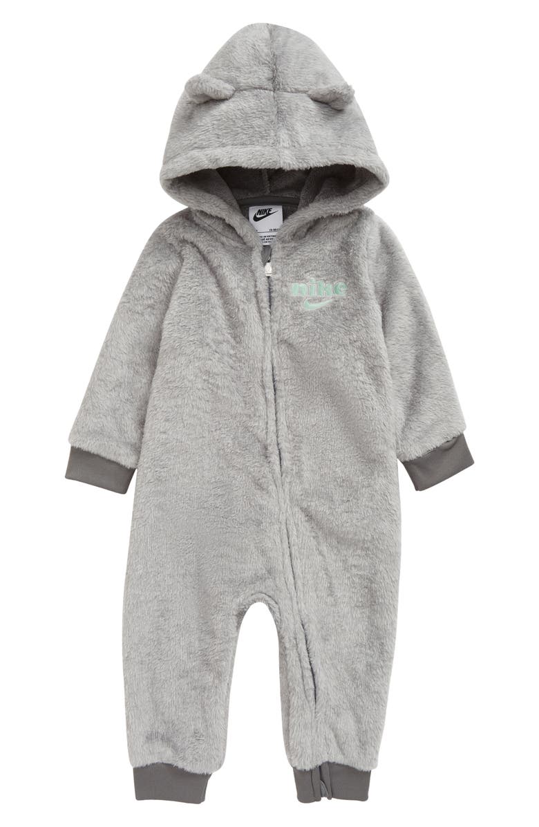 Nike Hooded Fleece Romper, Main, color, 