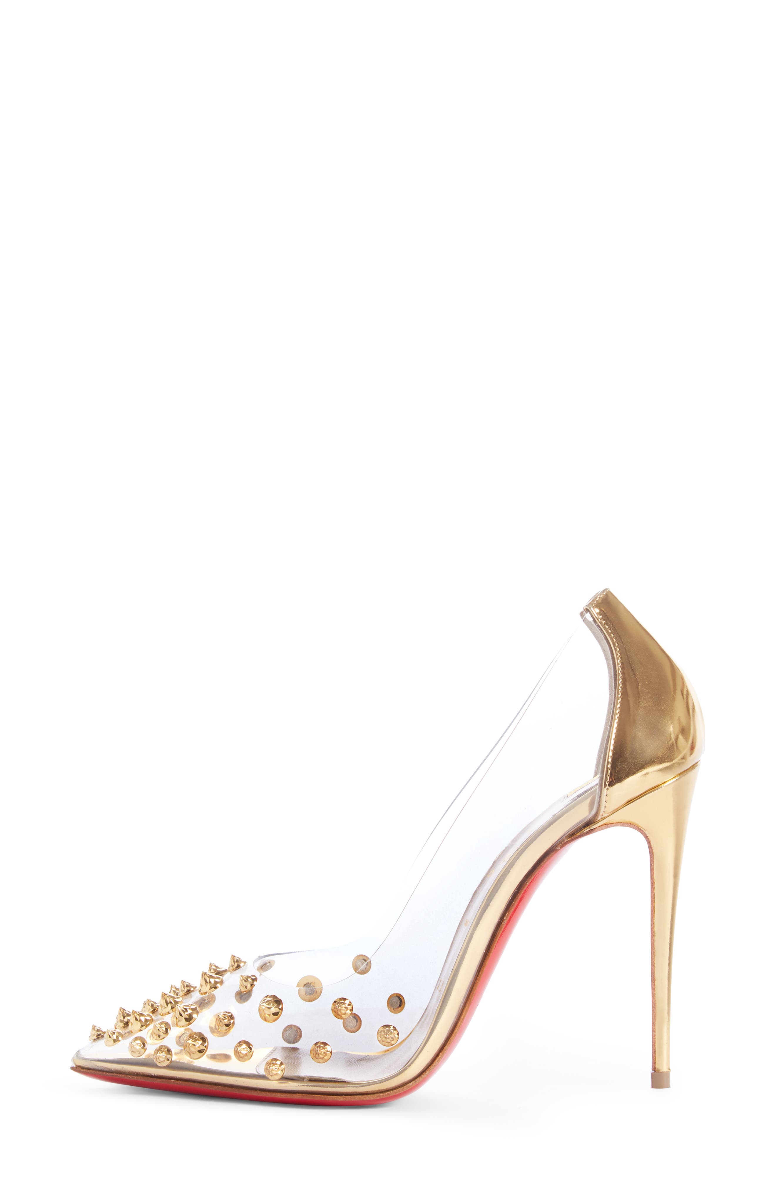 Collaclou Spike Pump, Alternate, color, GOLD