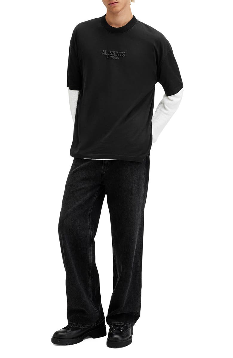 AllSaints Bones Logo T-Shirt, Alternate, color, 