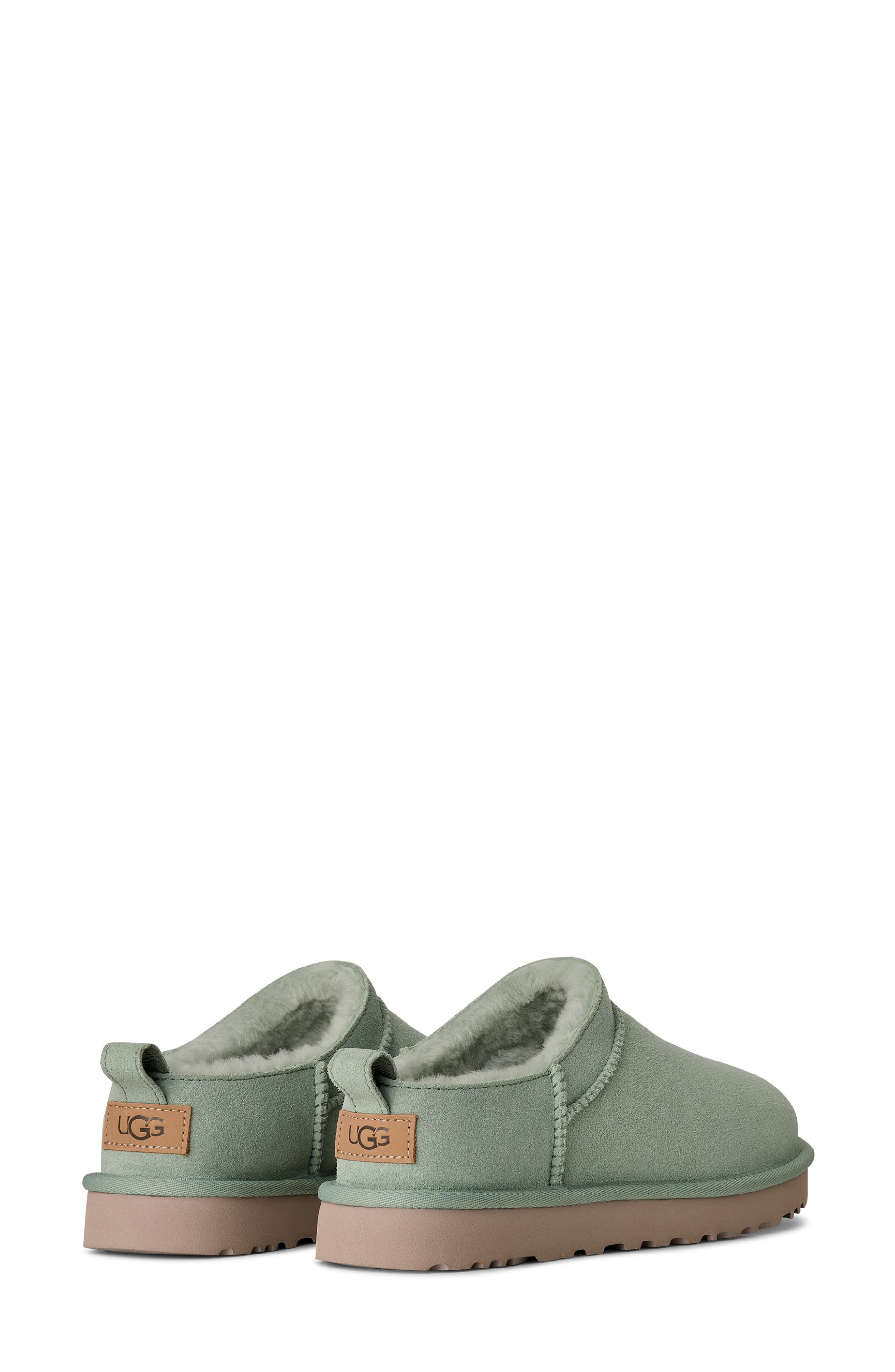 Classic Micro Genuine Shearling Lined Slip-On, Alternate, color, ARTICHOKE