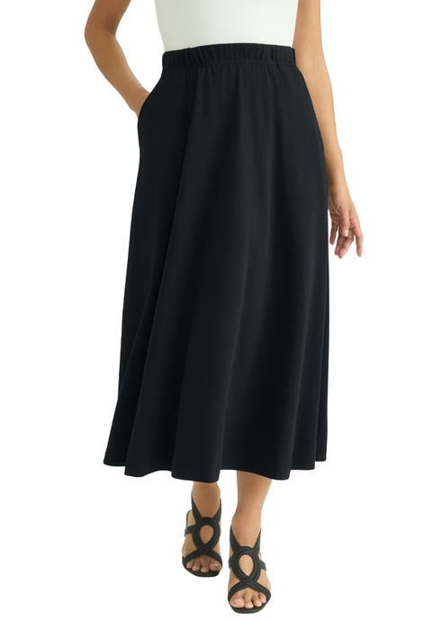 Soft Ease Midi Skirt (Plus Available)