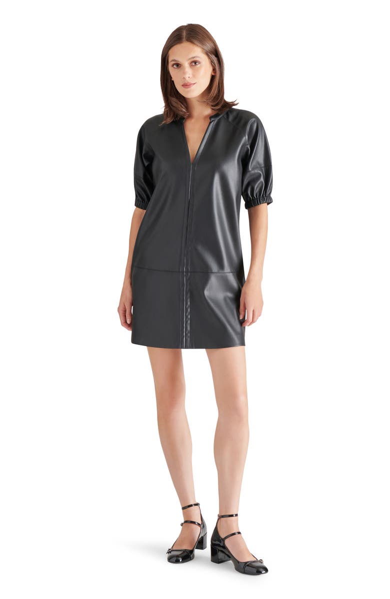 Steve Madden Roxanne Shift Dress, Alternate, color, Black