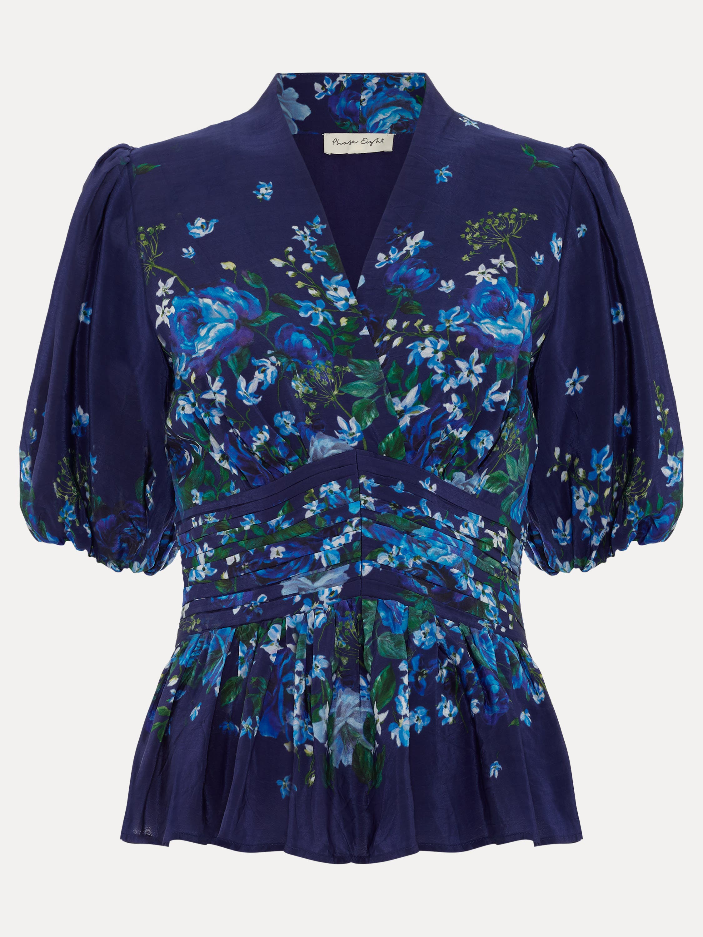 Safa Puff Sleeve Floral Blouse - image 2