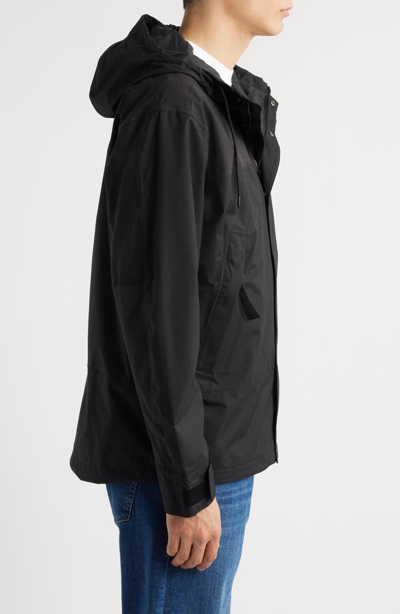The North Face Reign On Waterproof Hooded Jacket, Alternate, color, Tnf Black