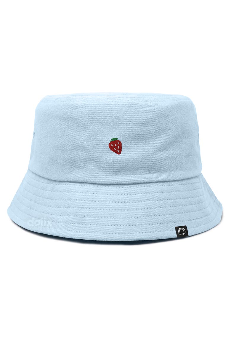Lil Strawberry Bucket Hat, Main, color, Forever Blue