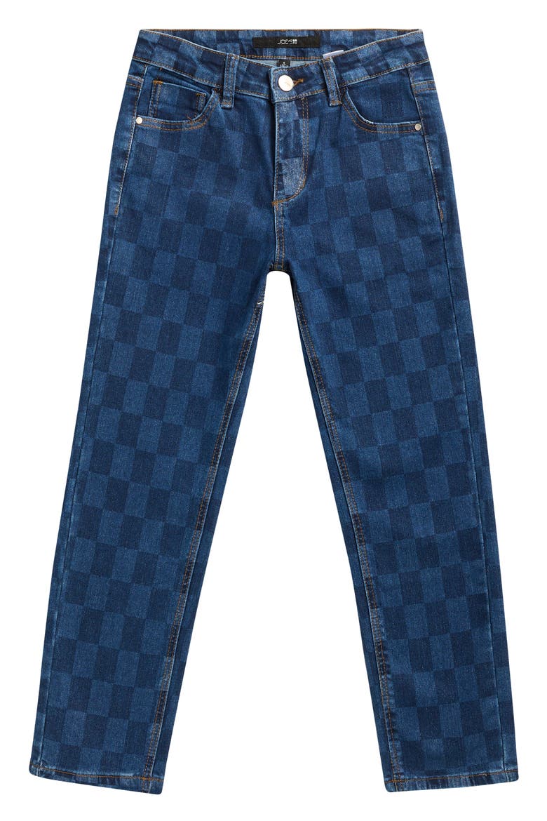 Kids' Rebel Straight Leg Jeans, Main, color, CHECK
