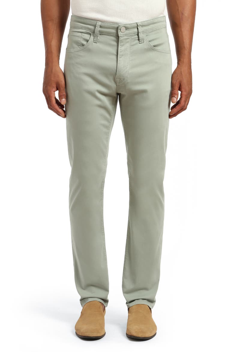 Courage Straight Leg Twill Pants, Main, color, ICEBERG GREEN TWILL