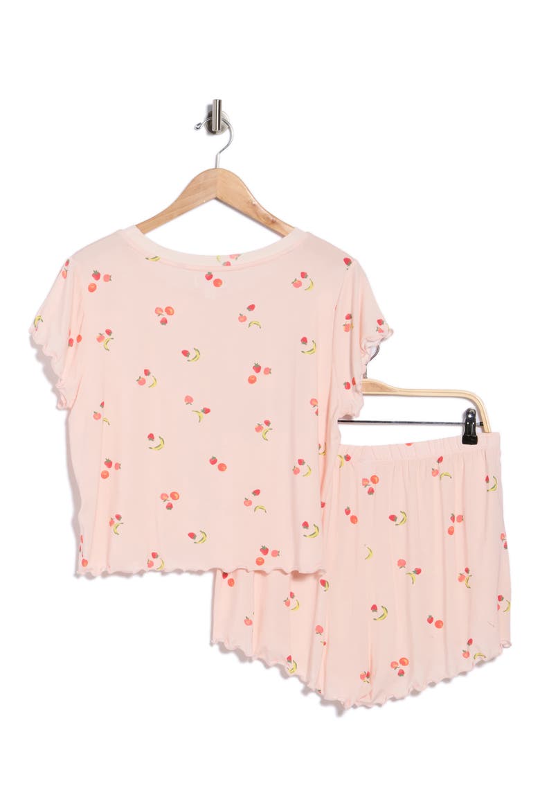 After Hours Short Pajama Set, Alternate, color, PINK FRUITY FRUIT