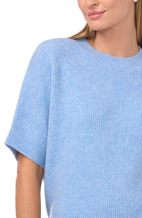 Halogenr Halogen(r) Short Sleeve Sweater In Brown