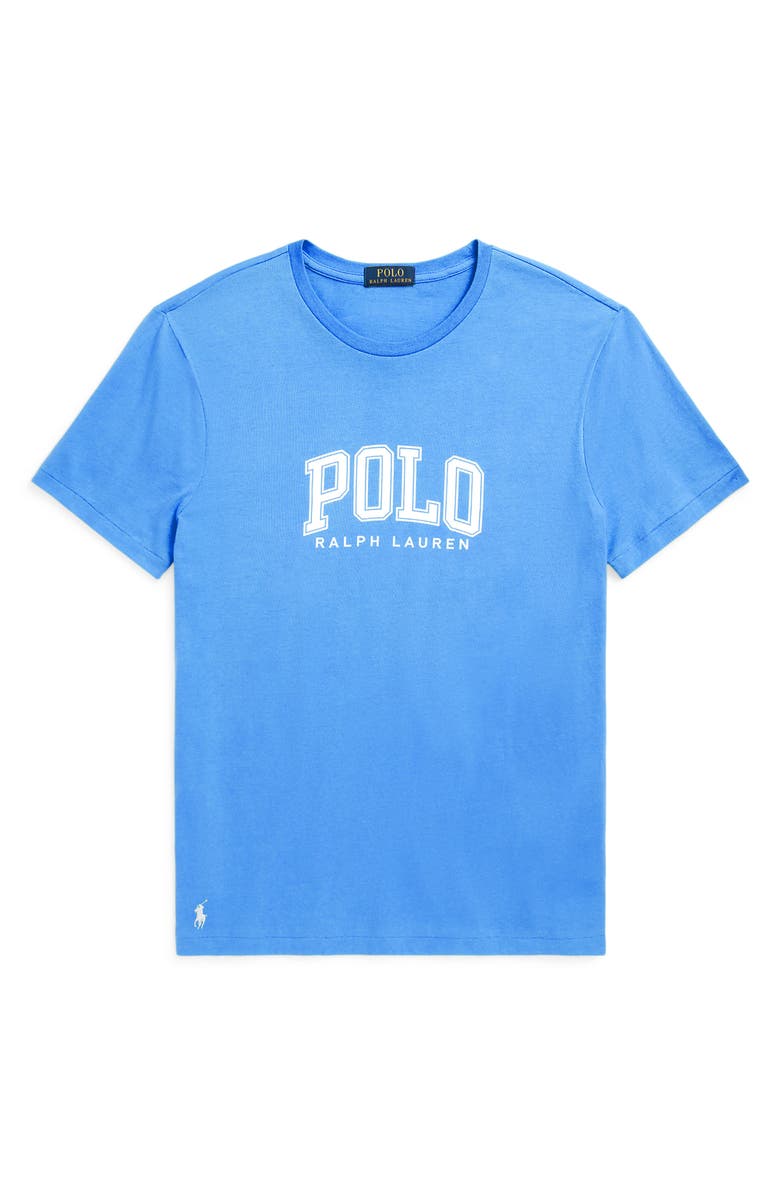Polo Ralph Lauren Cotton Jersey Graphic T-Shirt, Alternate, color, New England Blue