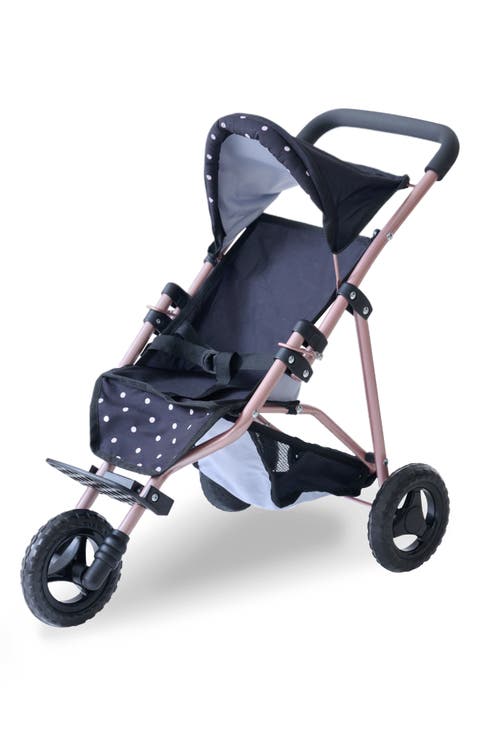 Olivia's Little World Polka Dot Baby Doll Jogging Stroller