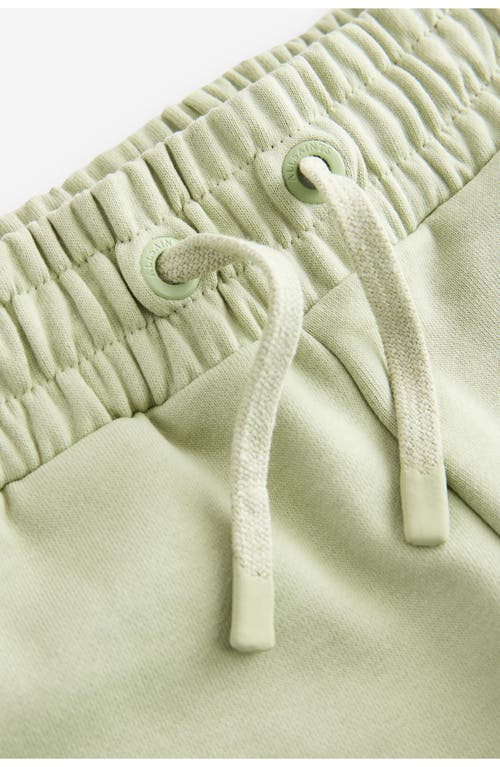 Smallsaints By Allsaints Kids' Underground Logo Sweat Shorts In Green