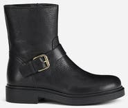 AGL Loren Bikers Ankle Boot with Buckle