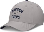 Nike Men's Nike Gray Auburn Tigers Athletic Prep Rise Flex Hat