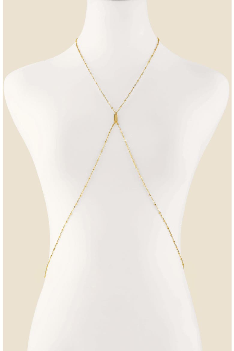 Simple Body Chain, Alternate, color, GOLD