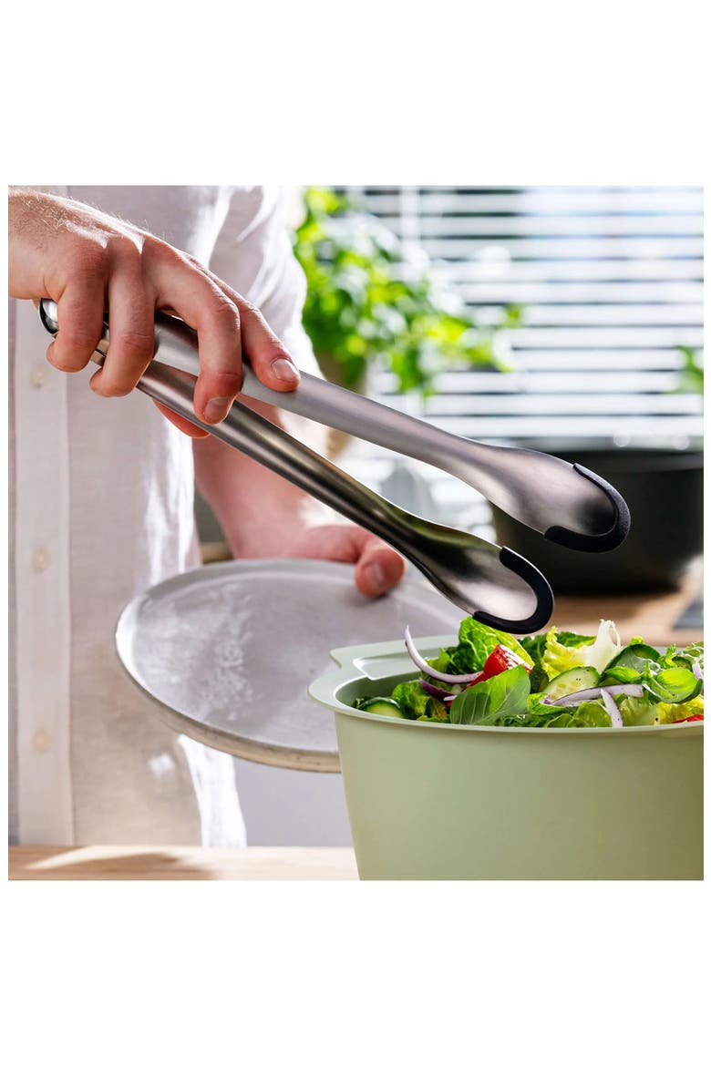 Serving Tongs, Alternate, color, SILVER