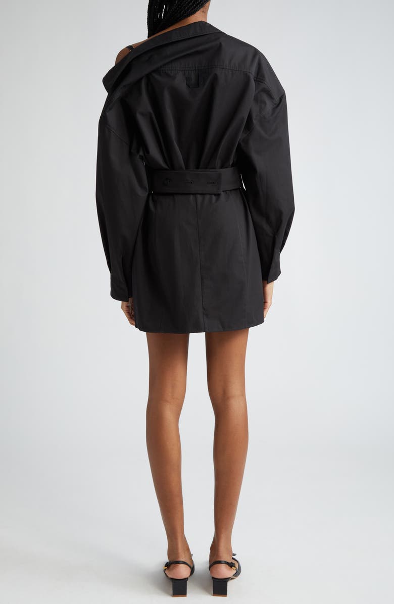 Jacquemus La Mini Robe Chemise Long Sleeve Shirtdress, Alternate, color,
