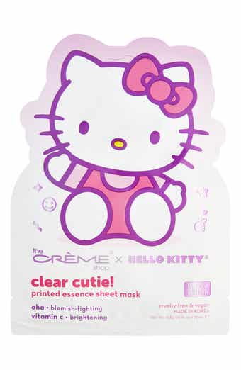 THE CREME SHOP x Hello Kitty Clear Cutie Printed Essence 3-Pack Sheet Masks