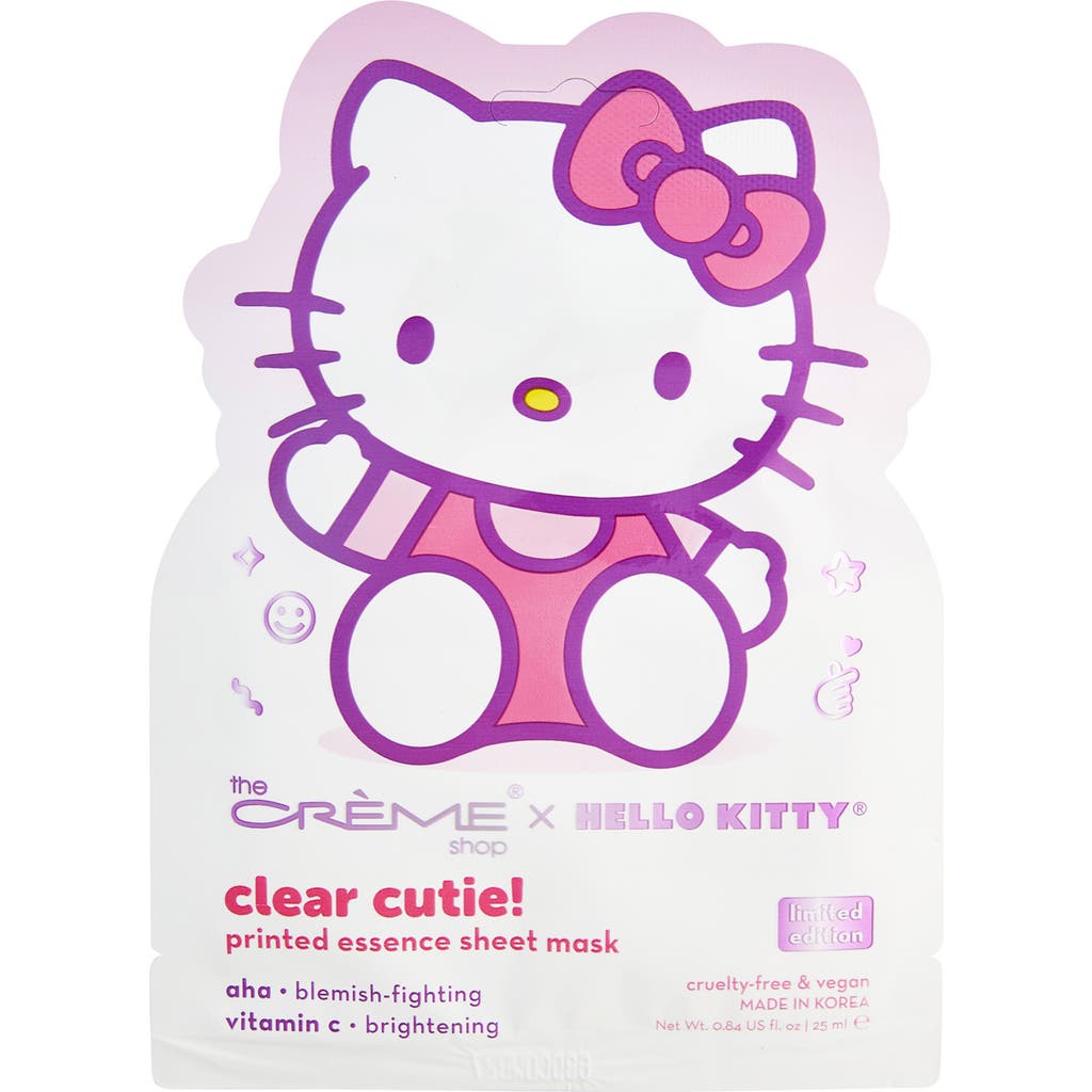 THE CREME SHOP THE CREME SHOP X HELLO KITTY CLEAR CUTIE PRINTED ESSENCE 3-PACK SHEET MASKS