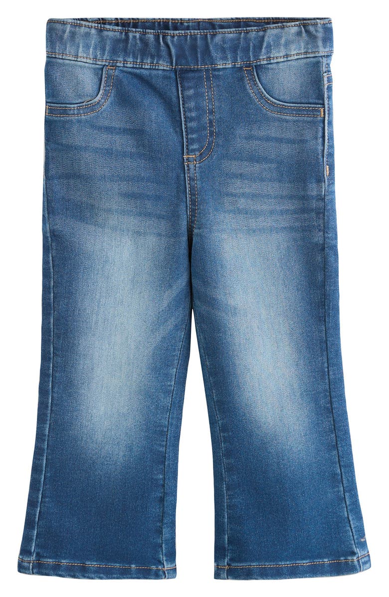 NEXT Kids' Pull-On Flare Leg Jeans, Main, color, Blue