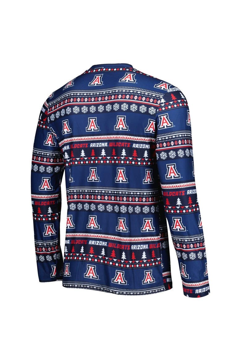 Men's Concepts Sport Navy Arizona Wildcats Swivel Long Sleeve T-Shirt & Pants Sleep Set, Alternate, color, Navy