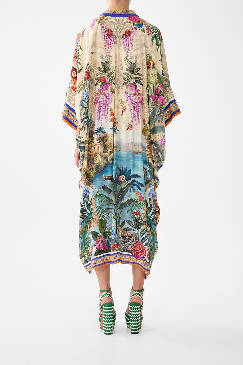 Batwing Kaftan, Alternate, color, Bodrum Botanicals