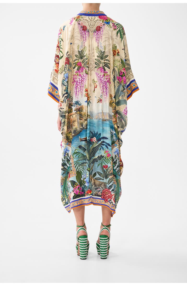 Camilla Batwing Kaftan, Alternate, color, Bodrum Botanicals