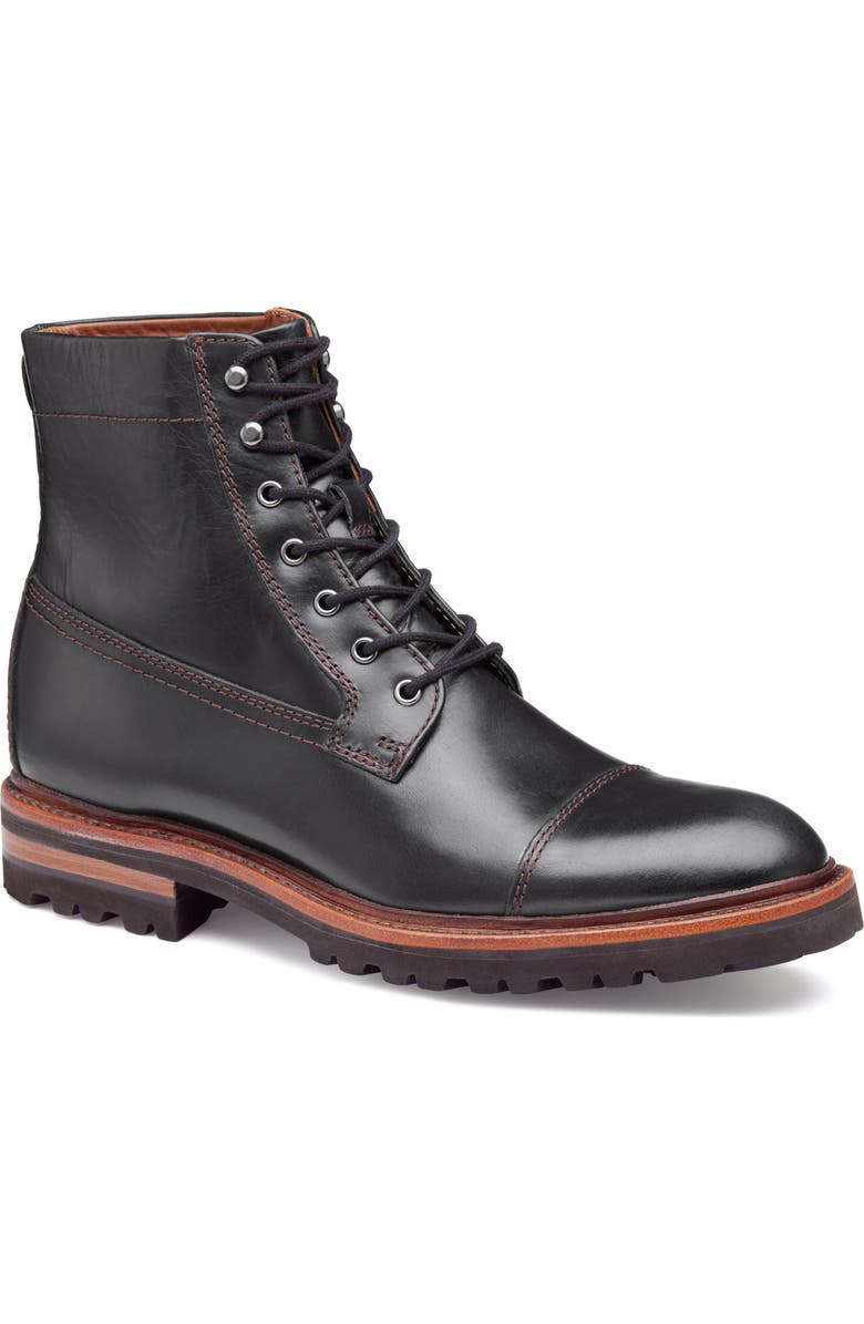 JOHNSTON & MURPHY COLLECTION Dudley Water Resistant Lace-Up Boot, Main, color,