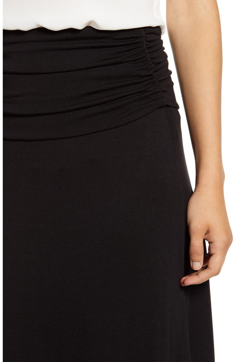 Andie Convertible Knit Skirt, Alternate, color, BLACK