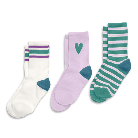Kids Athletic Sock 3-Pack