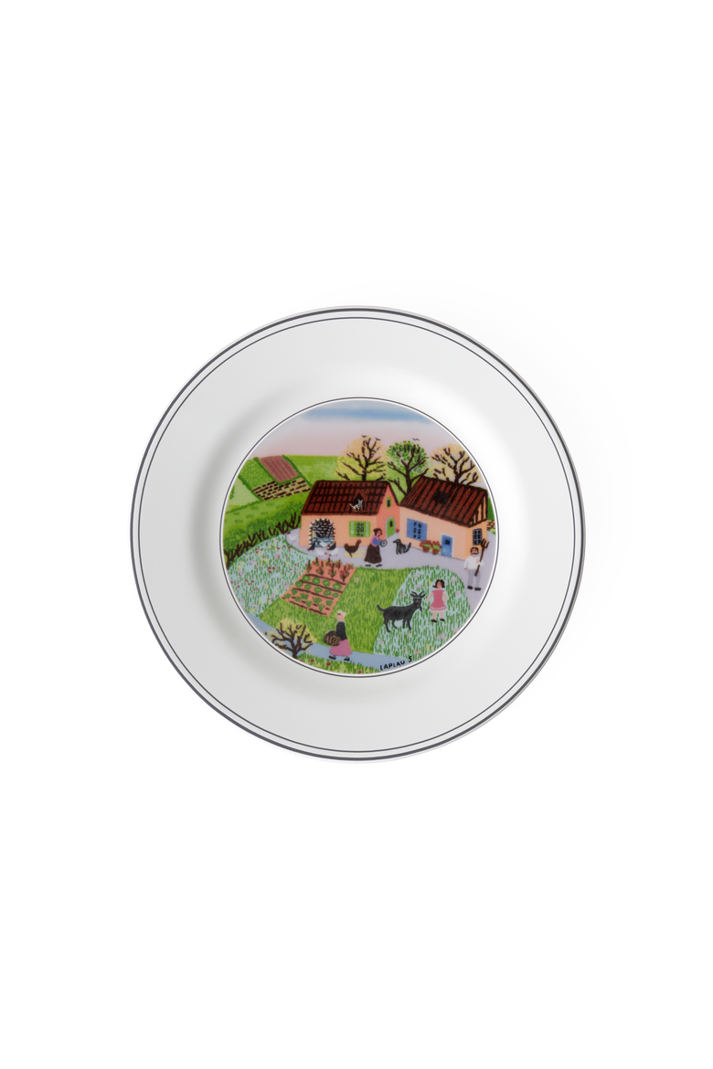 Design Naif Bread & Butter Plate #5 Family Farm, Main, color, None