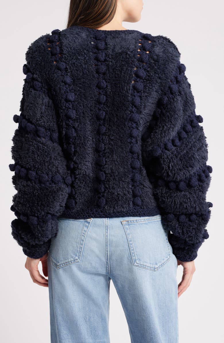 FRAME Pom Pom Cardigan, Alternate, color, 