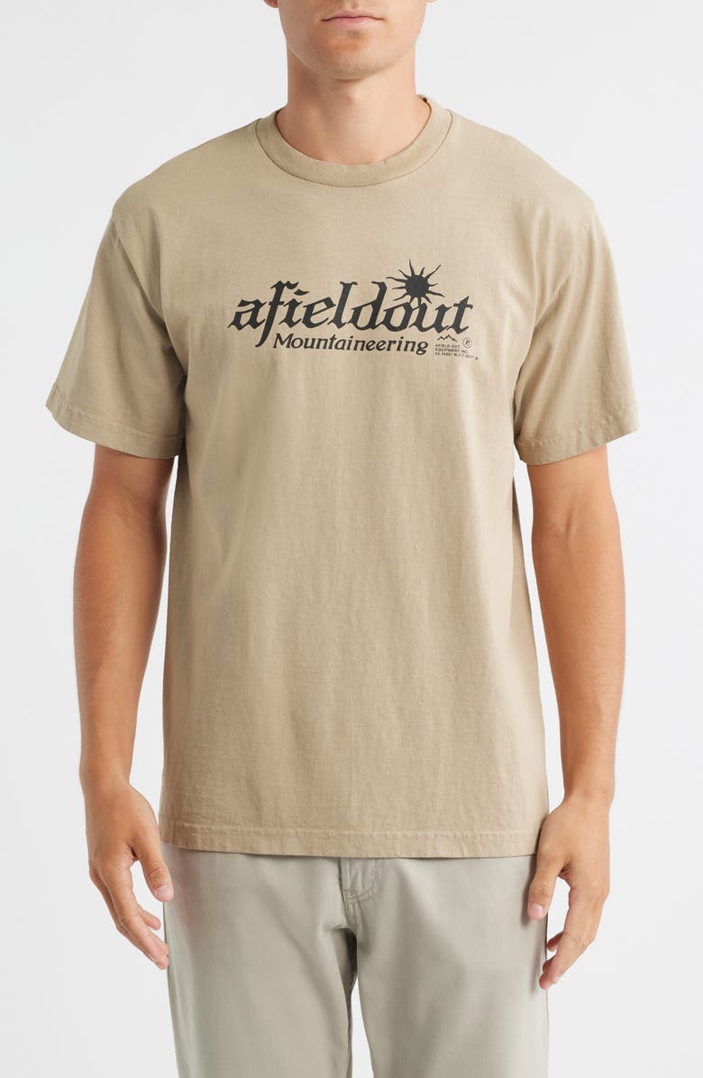 Afield Out Sunrise Graphic T-Shirt, Main, color, Sand