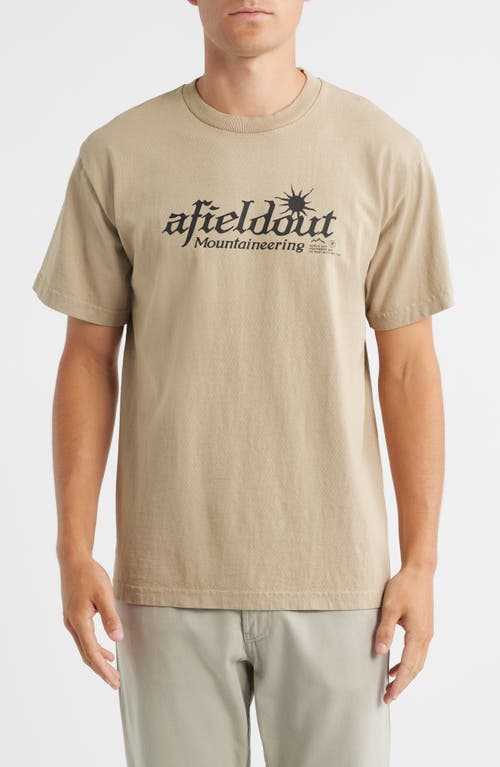 Afield Out Sunrise Graphic T-Shirt in Sand  product