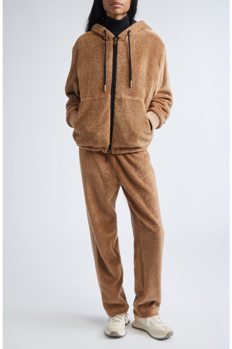 Reversible Full Zip Hoodie, Alternate, color, BROWN/ BEIGE CHECK